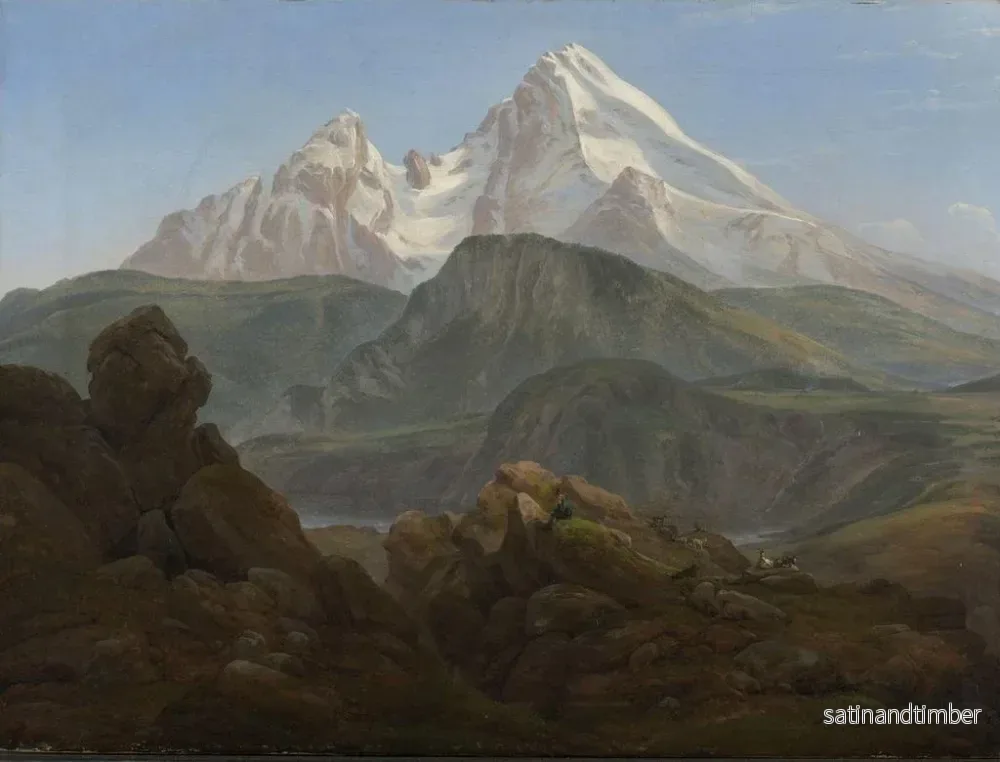 Reproduktion av målningen Le Watzmann - Johan Christian Dahl - Bild 2