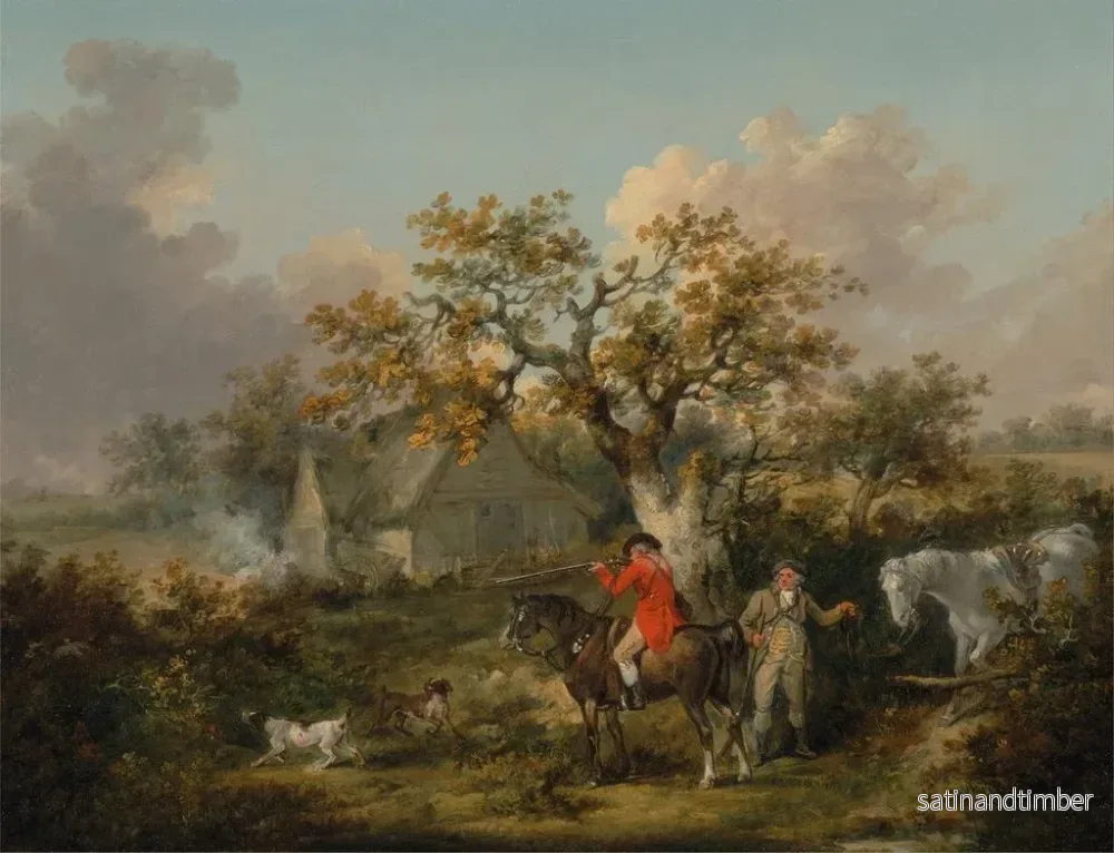 Reproduktion av målningen Tir au faisan - George Morland - Bild 2