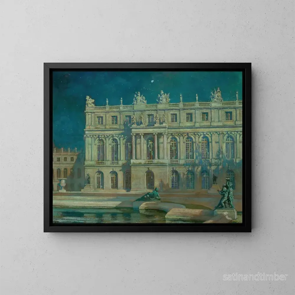 Reproduktion av målningen Nocturne à Versailles - Thomas Alexander Harrison