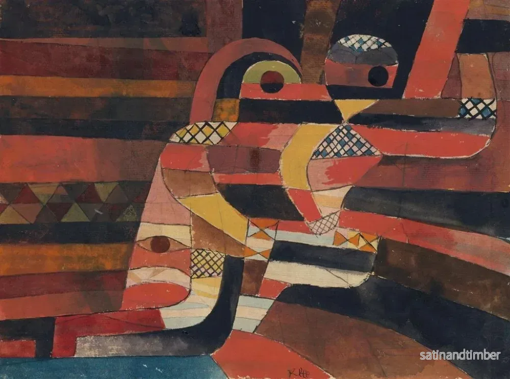 Reproduktion av målningen Amants - Paul Klee - Bild 2