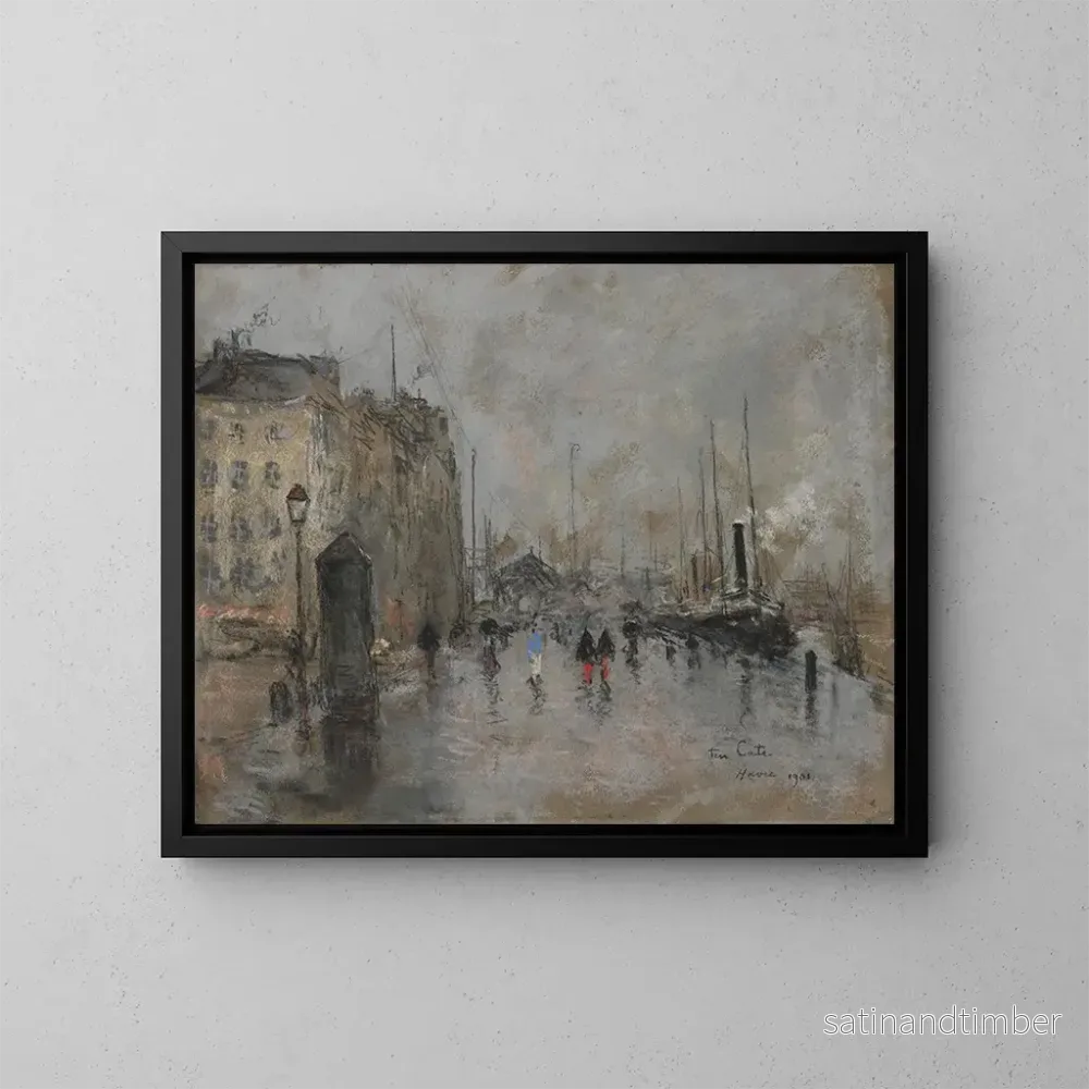 Reproduktion av målningen Le Grand Quai du Havre - Siebe Johannes ten Cate