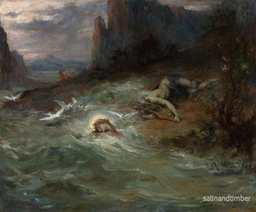 Reproduktion av målningen La Mort d'Orphée - Henri Léopold Lévy - Bild 2