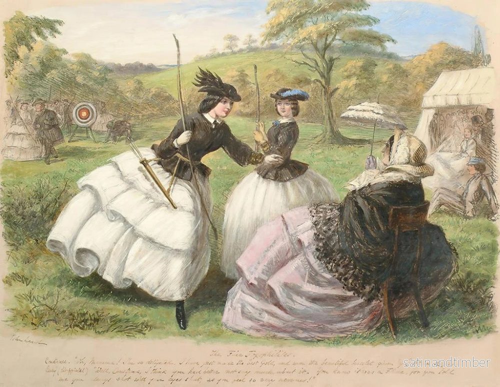 Reproduktion av målningen Les bons archers - John Leech - Bild 2