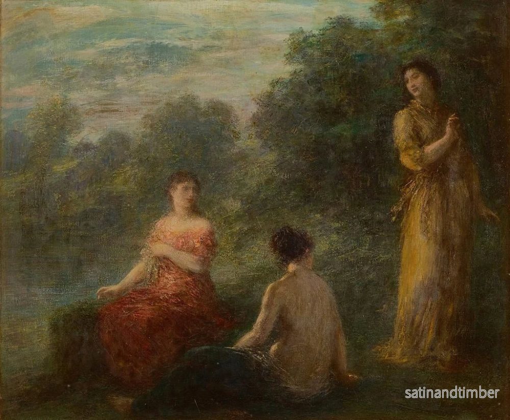 Reproduktion av målningen Tre nymfer vid en källa - Henri Fantin-Latour - Bild 2