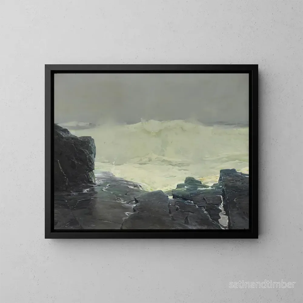 Reproduktion av målningen Surf och dimma, Monhegan, Maine – Frederick Judd Waugh Reproduktion av målningen Surf och dimma, Monhegan, Maine – Frederick Judd Waugh