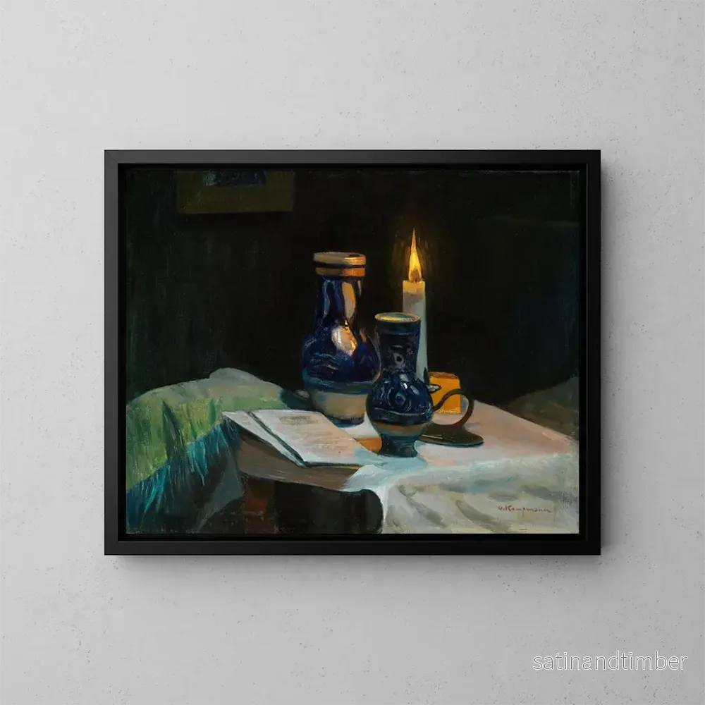 Reproduktion av målningen Skymning - Gustav Kampmann