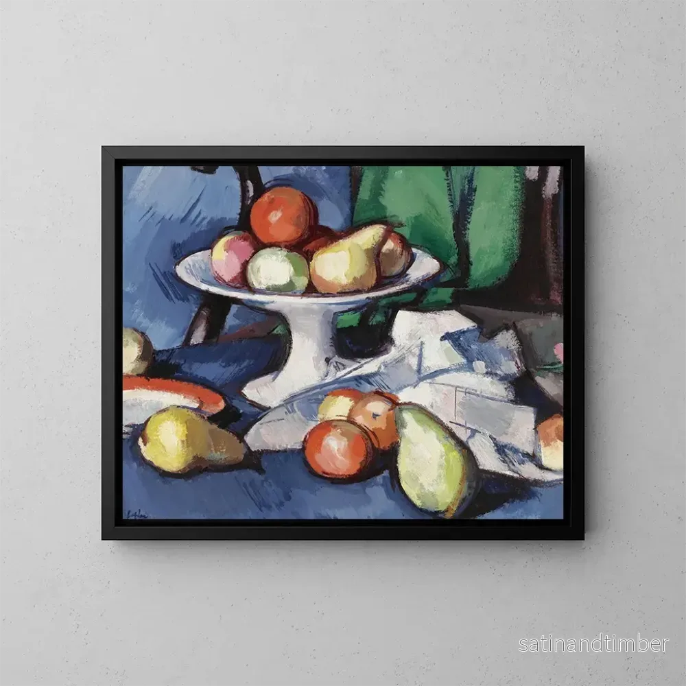 Reproduktion av målningen av fruktstillben - Samuel John Peploe