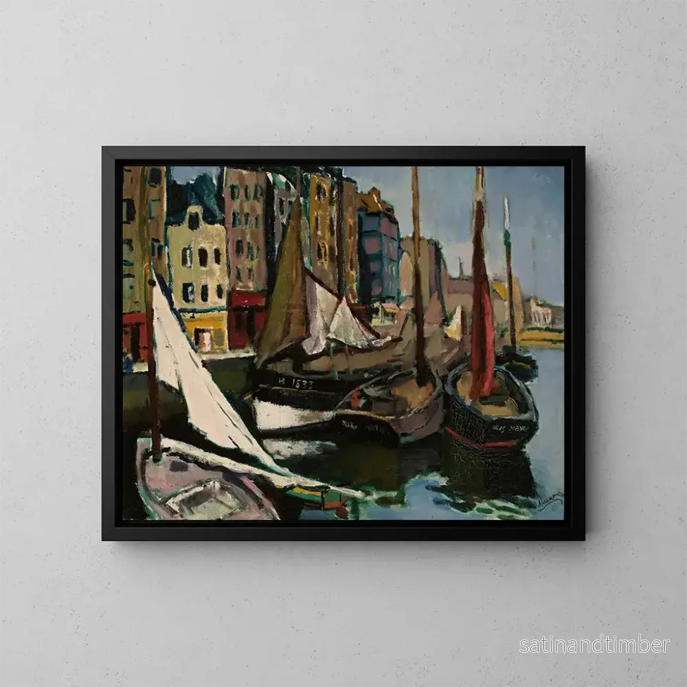 Reproduktion av målningen Port - Bronisław Abramovitsch