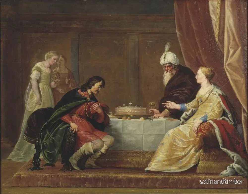 Reproduktion av målningen Esther, Assuérus och Haman - Pieter Fransz de Grebber - Bild 2
