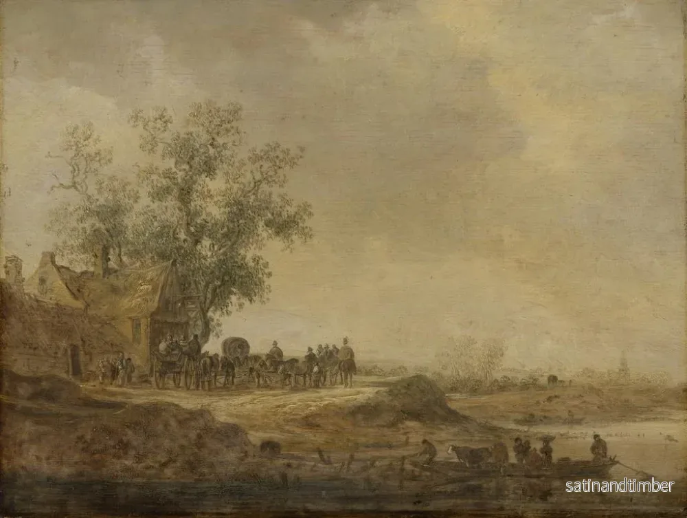 Reproduktion av målningen Längd: 60 cm, Höjd: 50 cm - Jan van Goyen - Bild 2
