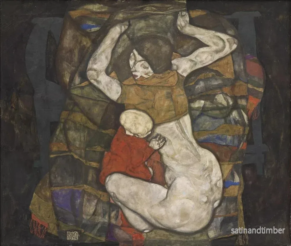 Reproduktion av målningen Ung mor - Egon Schiele - Bild 2