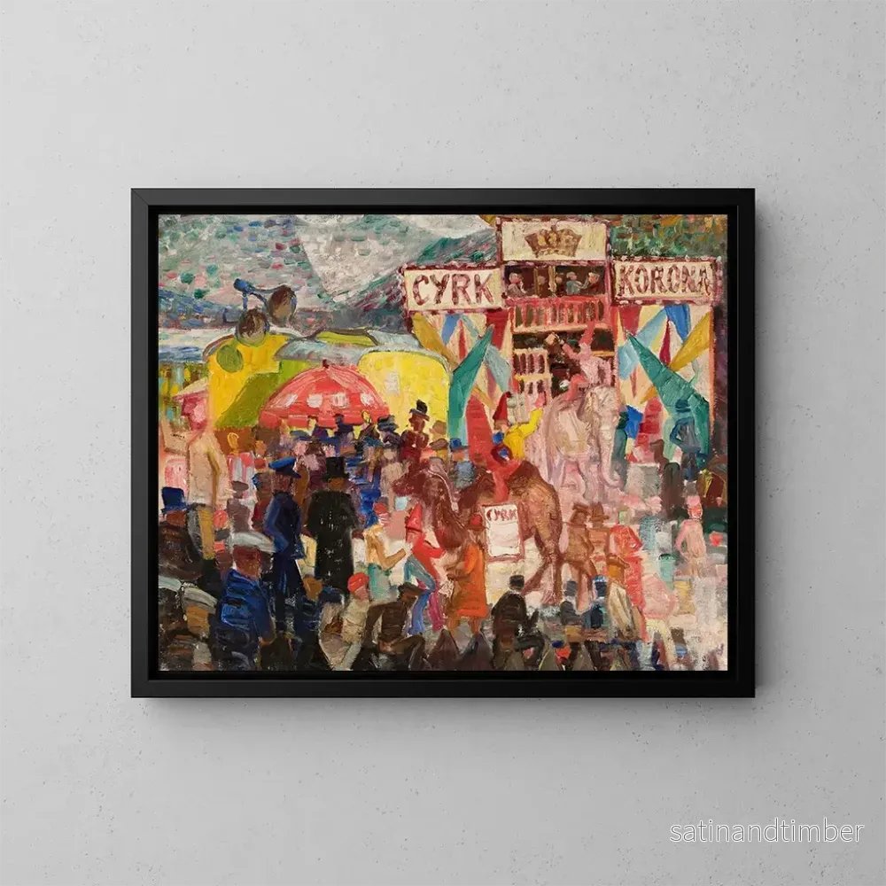 Reproduktion av målningen Cirque – Stanisław Osostowicz