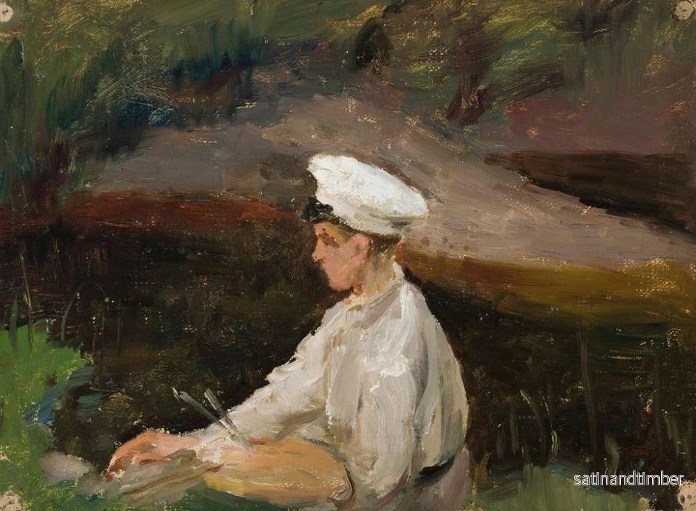 Reproduktion av målningen Portrait av Alexandre Rubtsov - Jan Cybis - Bild 2