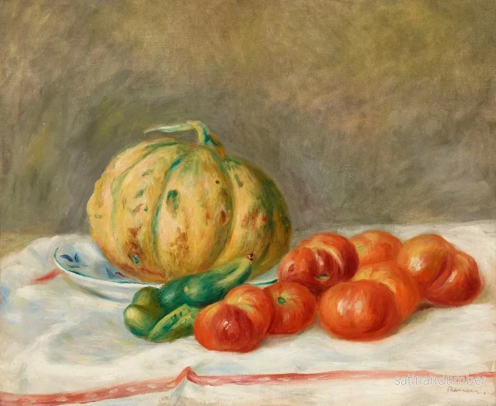 Reproduktion av målningen Melon och tomater - Pierre-Auguste Renoir - Bild 2