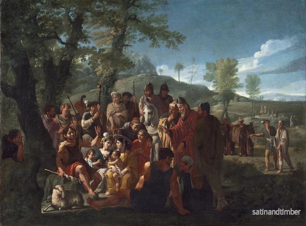 Reproduktion av målningen av Saint Jean-Baptiste predikar - Willem Reuter - Bild 2