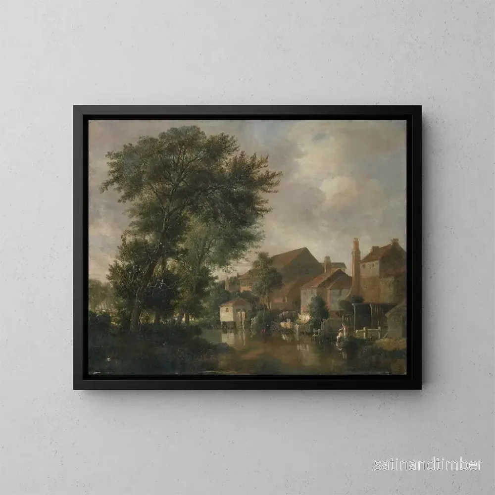 Reproduktion av målningen La rivière Wensum à Norwich - John Crome