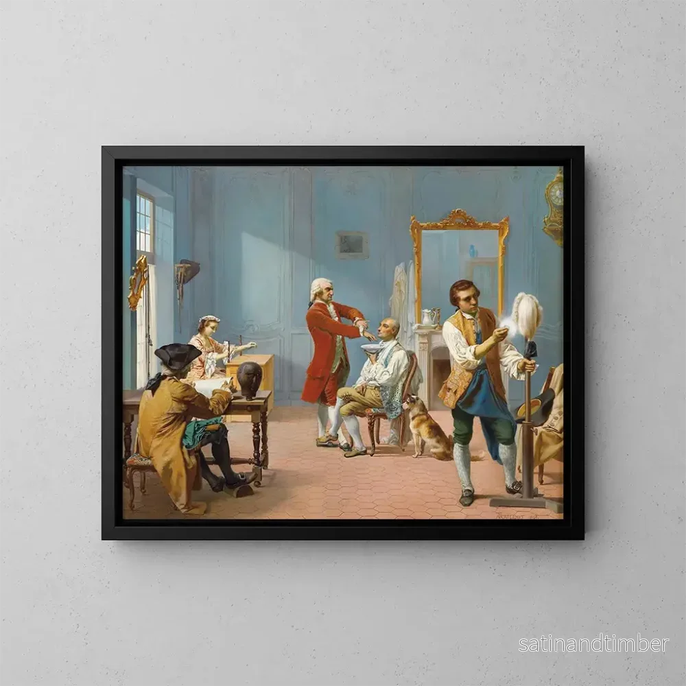 Reproduktion av målningen La toilette - Théodore Pierre Nicolas Maillot
