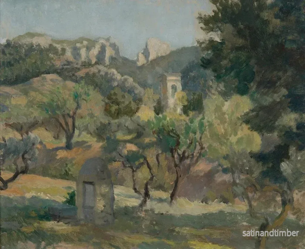 Reproduktion av målningen Puits de Saint-Rémy - Roger Fry - Bild 2