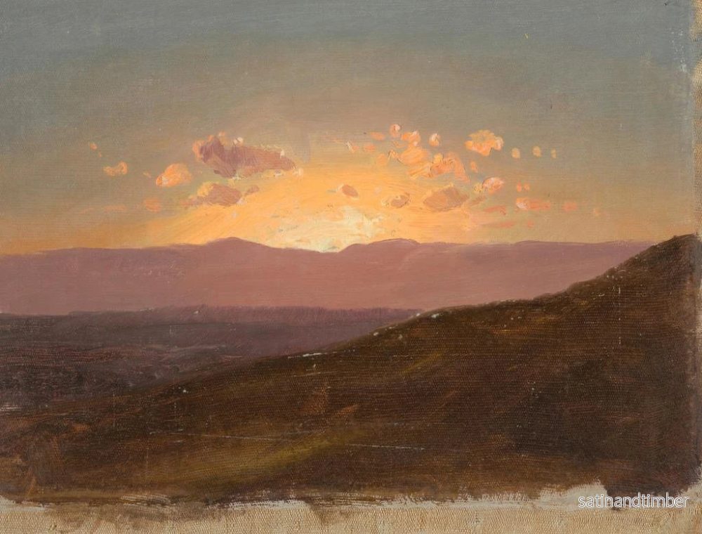 Reproduktion av målningen Vy över Hudson-dalnningen - Frederic Edwin Church - Bild 2