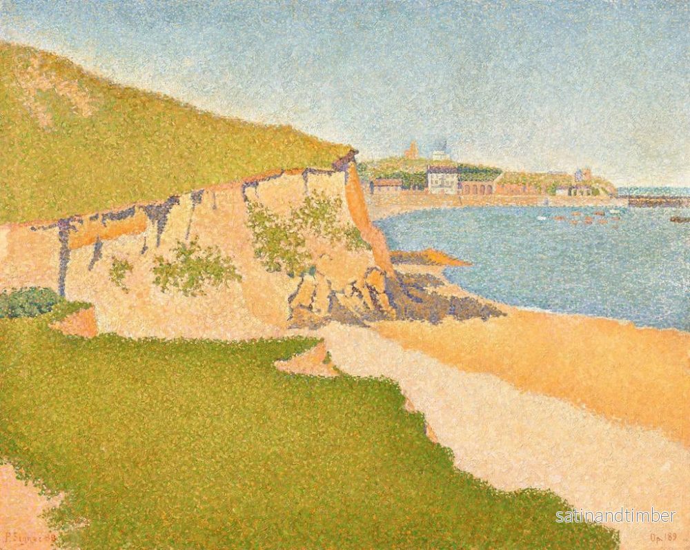 Reproduktion av målningen Portrait de Tertre Denis - Paul Signac - Bild 2