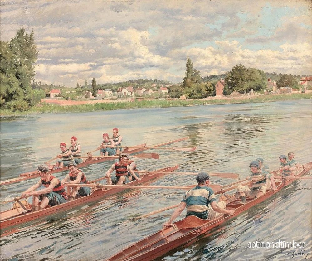 Reproduktion av målningen La course d'avirons - Ferdinand Gueldry - Bild 2