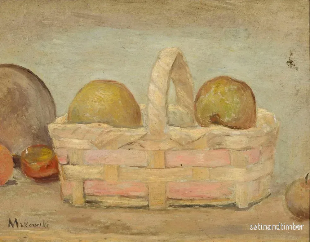Reproduktion av målningen Pommes i en korg - Tadeusz Makowski - Bild 2