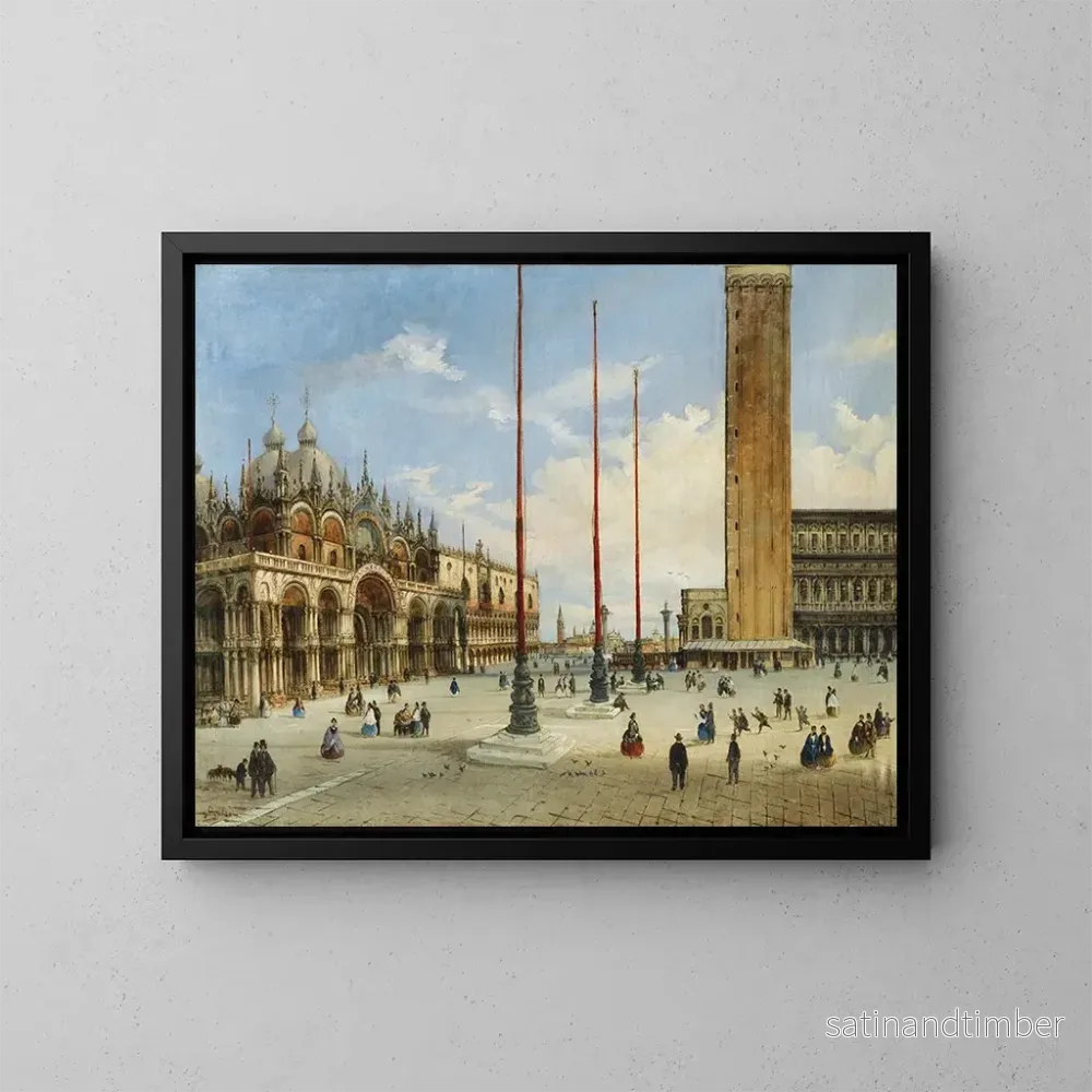 Reproduktion av målningen Vue de Venise - Giovanni Grubacs