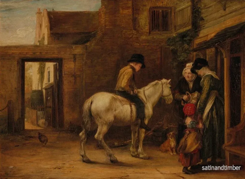 Reproduktion av målningen Le garçon de courses - Sir David Wilkie - Bild 2