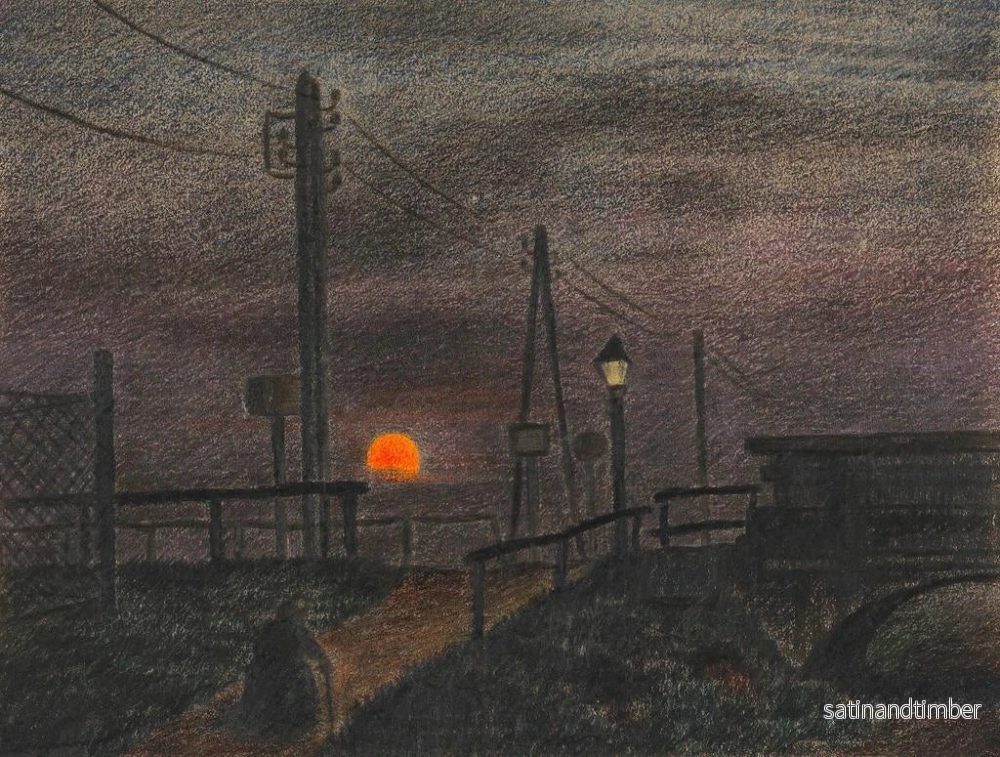 Reproduktion av målningen Lune montante - Karl Wiener - Bild 2