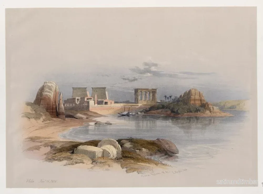 Reproduktion av målningen Phil 18 nov. 1838 - David Roberts - Bild 2