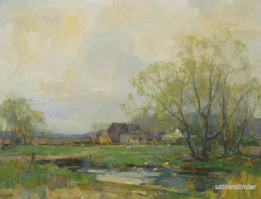Reproduktion av målningen Le Temps du printemps - Walter Granville-Smith - Bild 2