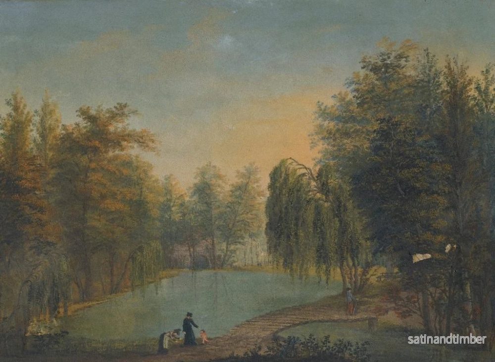 Reproduktion av målningen Les rives de la Thess Mhrisch Schnberg - Hugo Darnaut - Bild 2