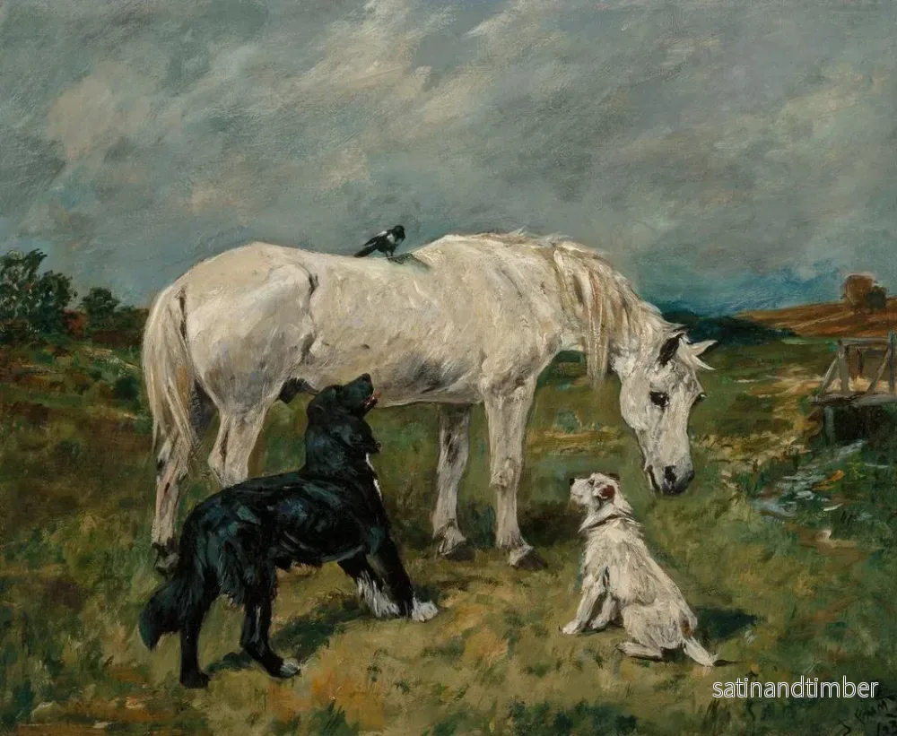 Reproduktion av målningen Hors de portée - John Emms - Bild 2