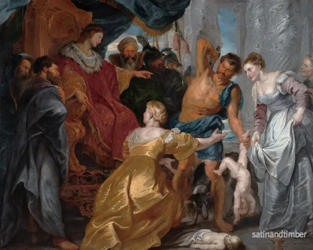 Reproduktion av målningen Le Jugement de Salomon - Peter Paul Rubens - Bild 2