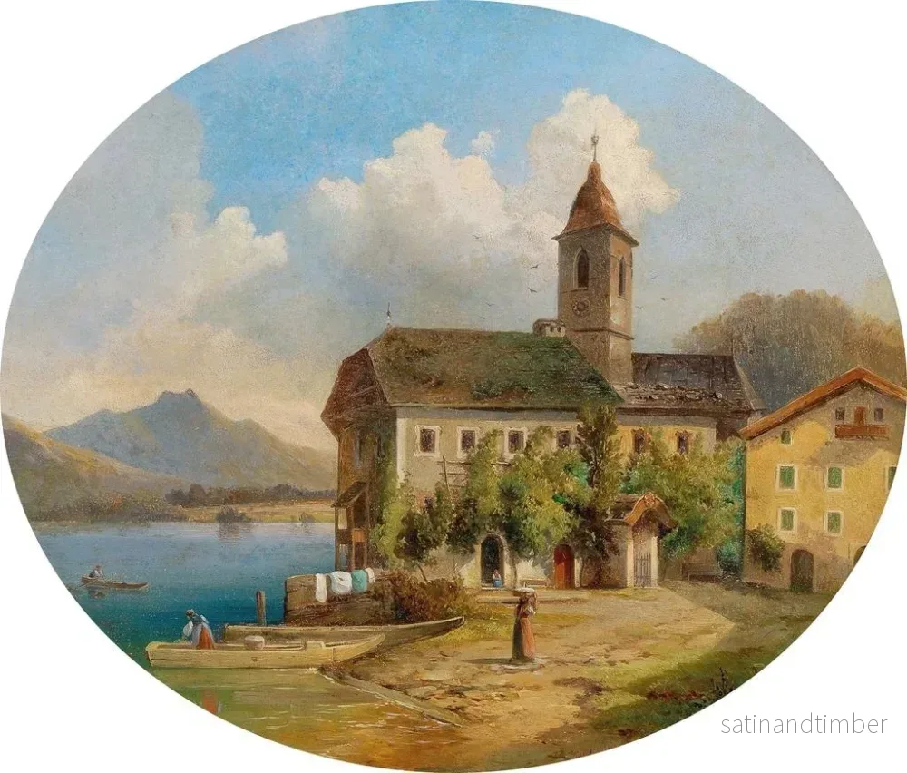 Reproduktion av målningen Vue de Saint Wolfgang - Edmund Mahlknecht - Bild 2