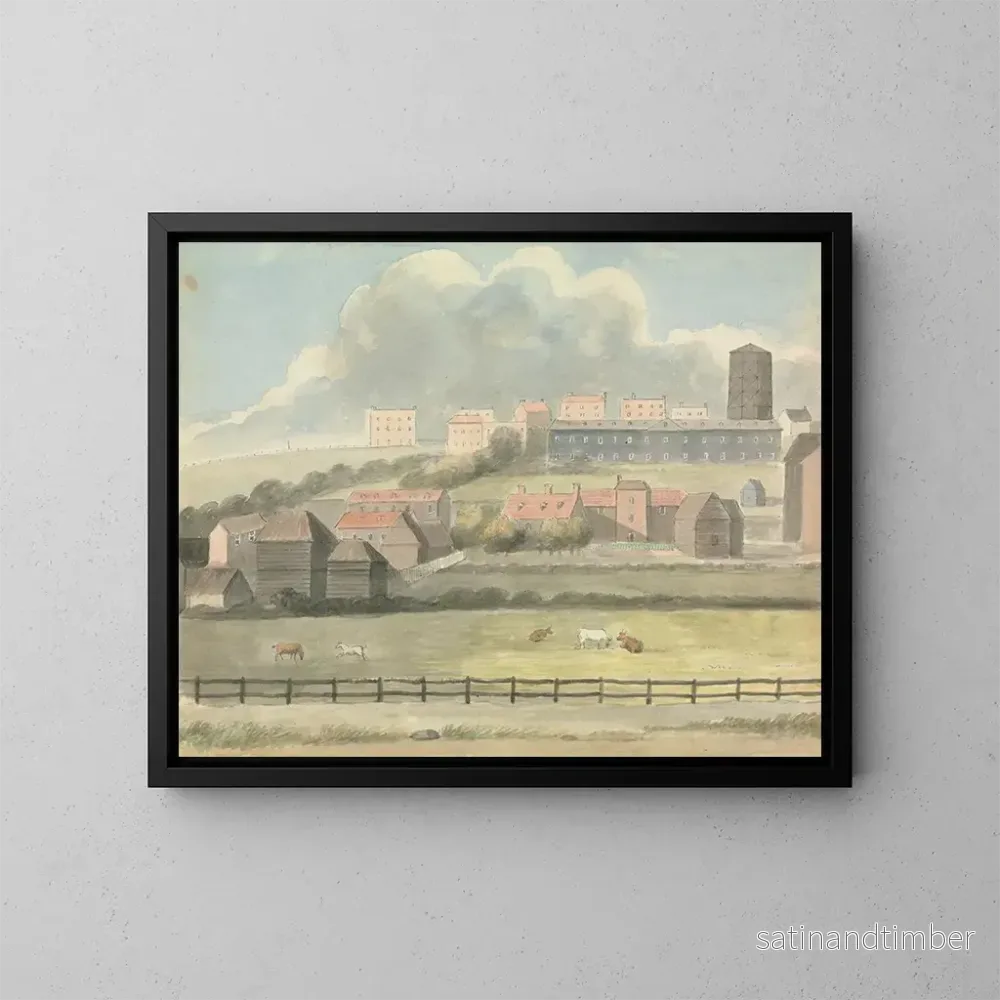 Reproduktion av målningen Vue à Margate – Edward Francis Burney Reproduktion av målningen Vue à Margate – Edward Francis Burney