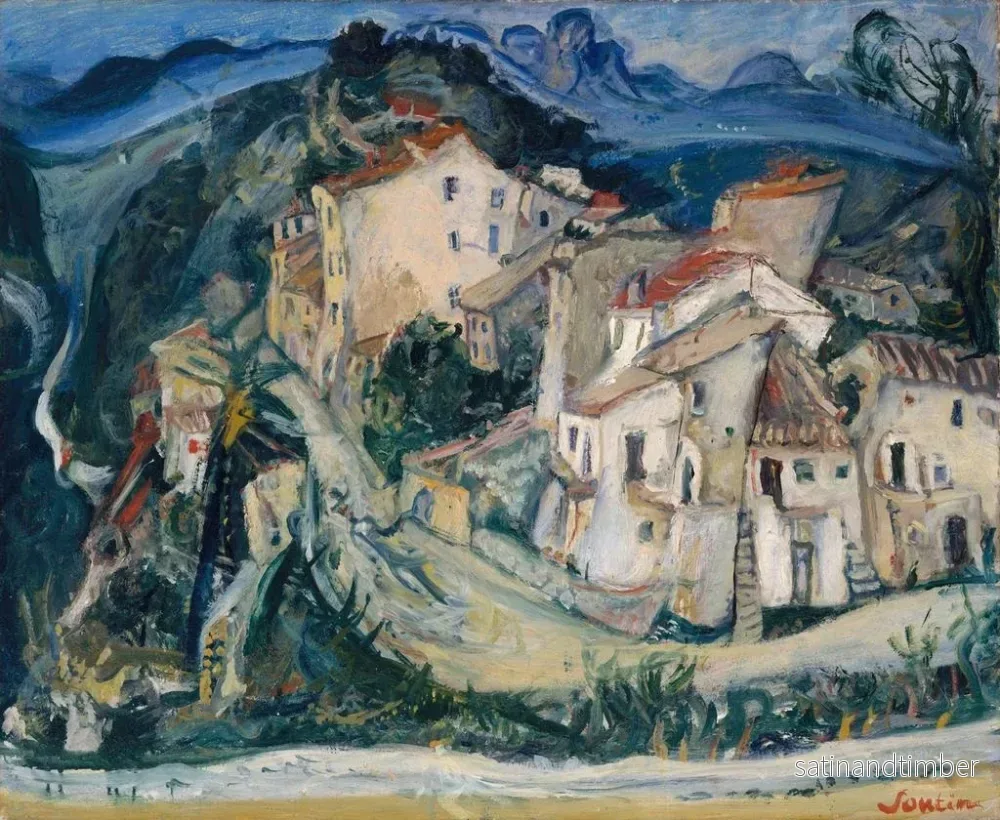 Reproduktion av målningen Vue de Cagnes - Chaïm Soutine - Bild 2