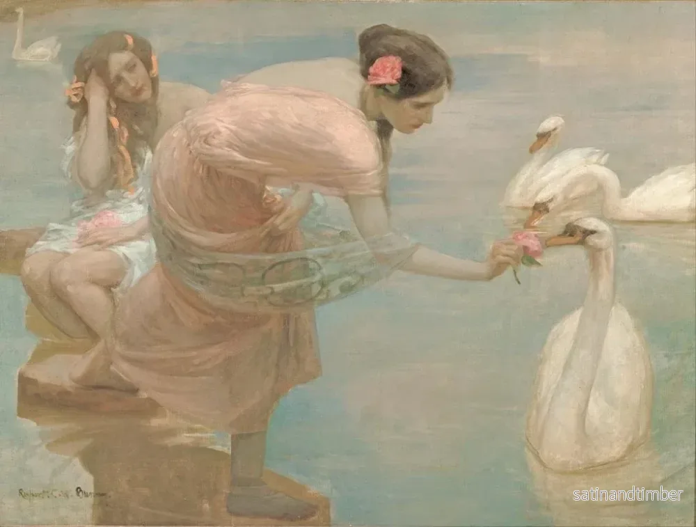 Reproduktion av målningen En sommarmorgon - Rupert Bunny - Bild 2
