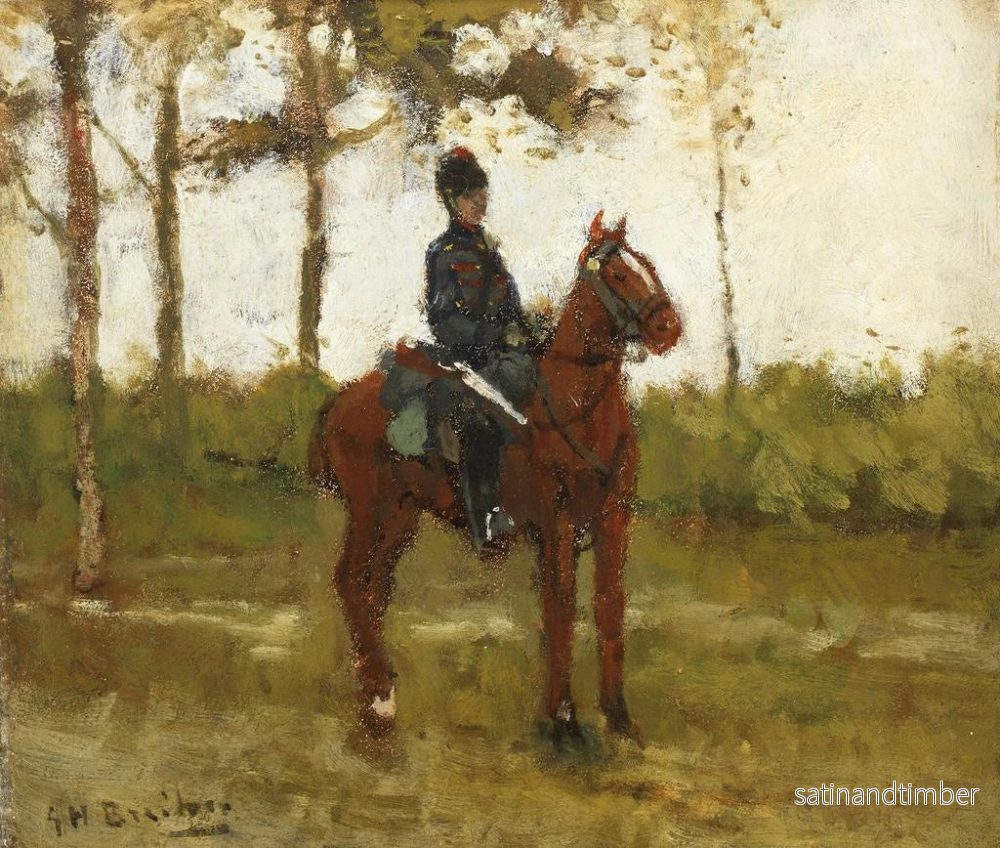 Reproduktion av målningen Huzar - George Hendrik Breitner - Bild 2