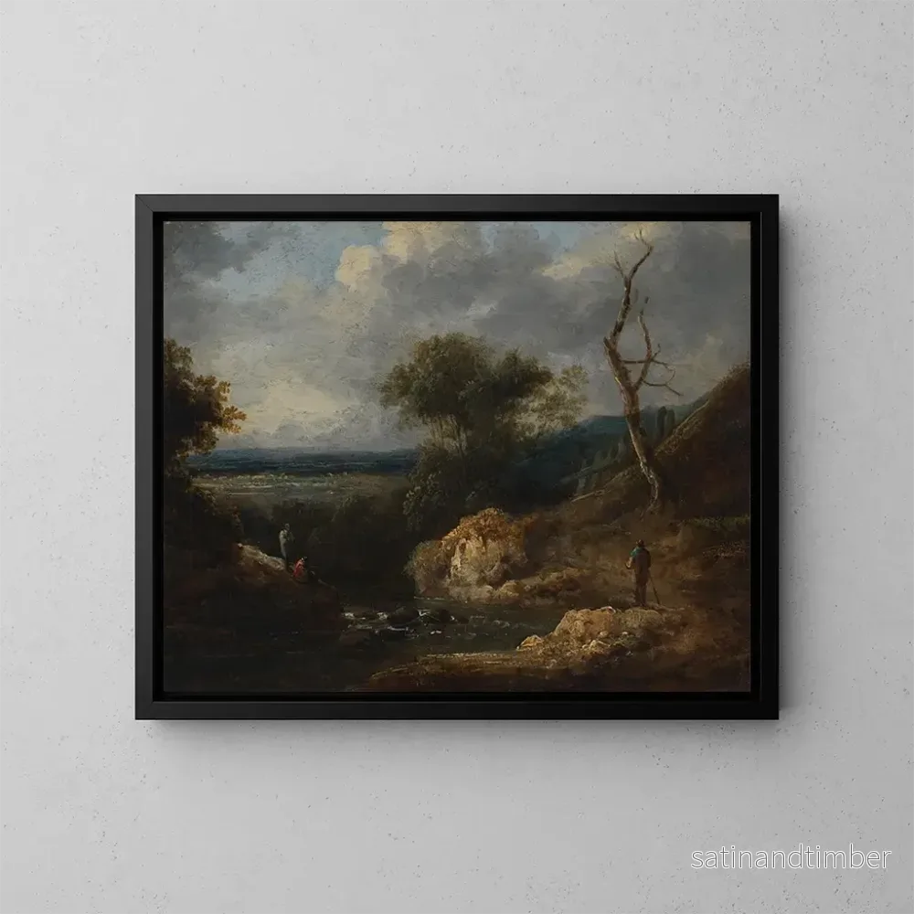 Reproduktion av målningen Litet landskap - Thomas Barker
