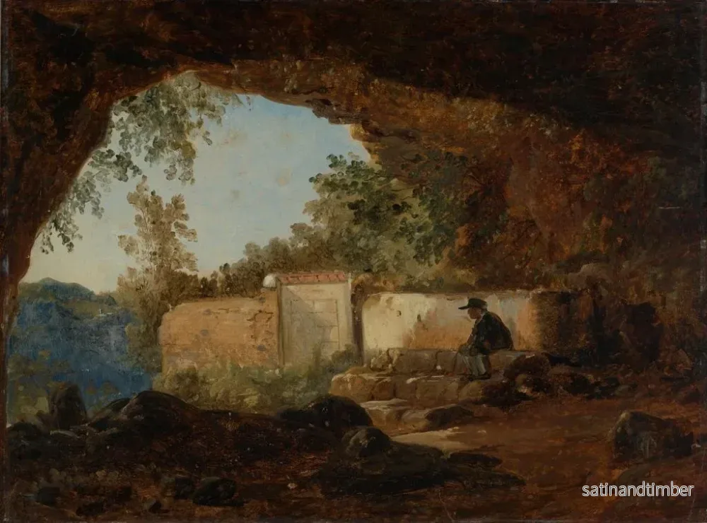 Reproduktion av målningen Grotte - Johann Baptist Kirner - Bild 2