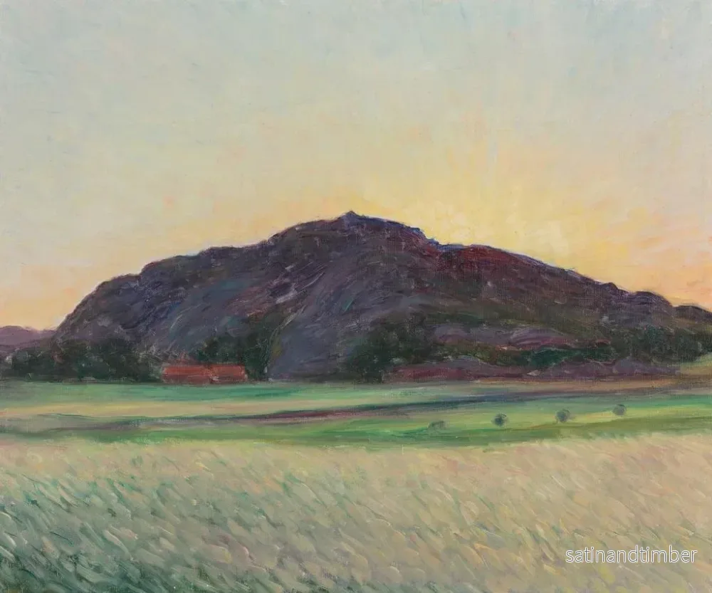 Reproduktion av målningen Borreberget Tjärn - Karl Nordström - Bild 2