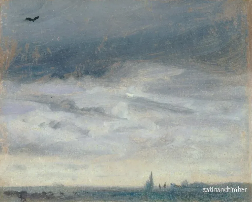 Reproduktion av målningen En grå dag - Lionel Constable - Bild 2