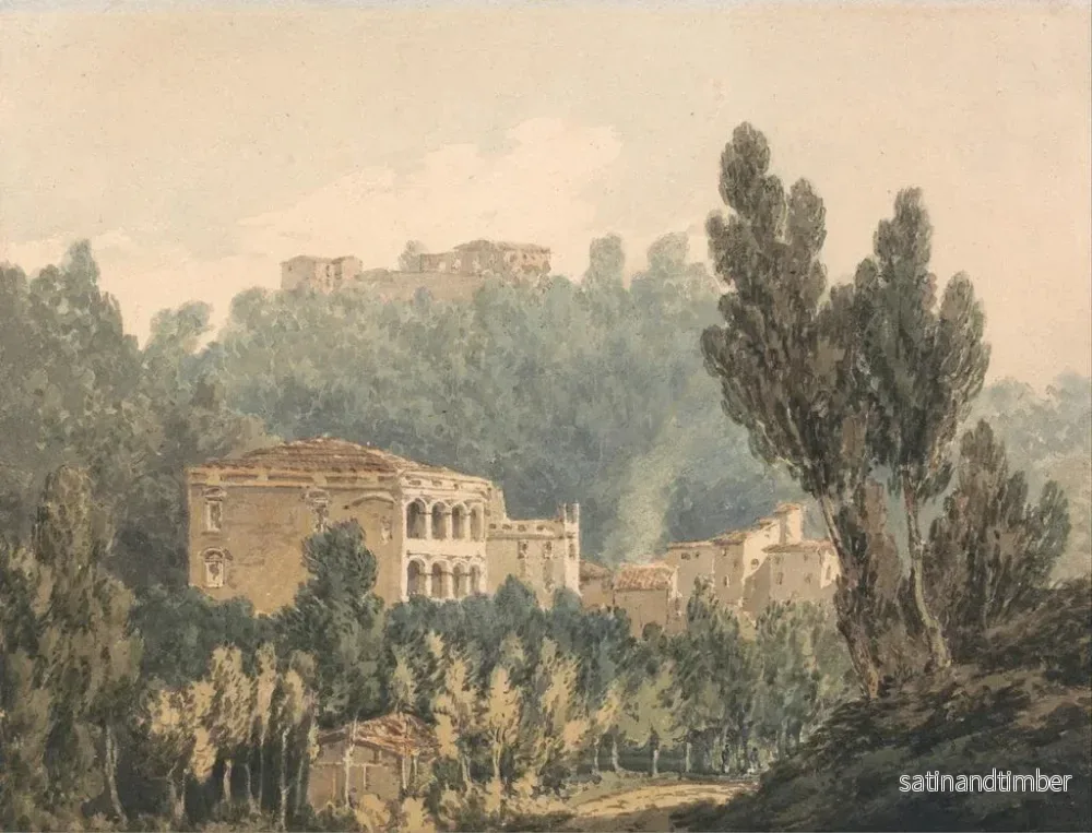 Reproduktion av målningen i dalen nära Vietri - Joseph Mallord William Turner - Bild 2