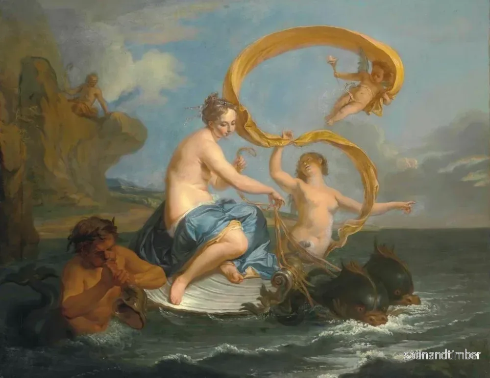 Reproduktion av målningen Le Triomphe de Galatée - Noël Nicolas Coypel - Bild 2