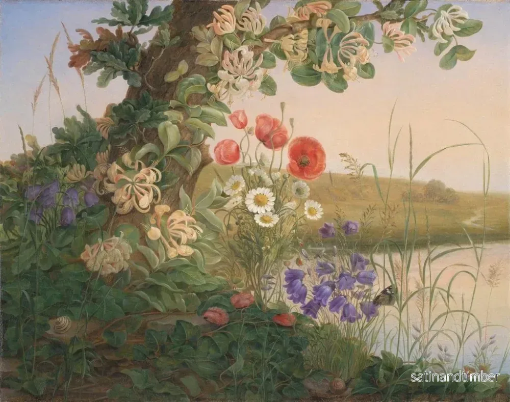 Reproduktion av målningen Komposition av blommor - Christine Løvmand - Bild 2