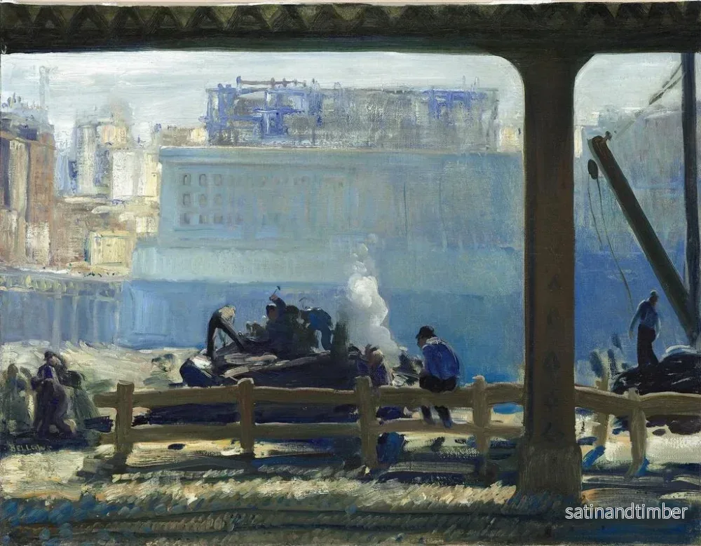 Reproduktion av målningen Morgonblå - George Wesley Bellows - Bild 2
