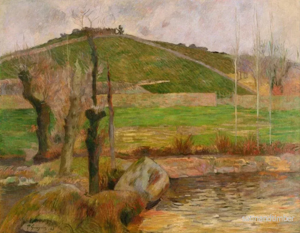 Reproduktion av målningen Landskap nära Pont-Aven - Paul Gauguin - Bild 2