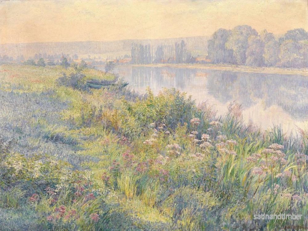 Reproduktion av målningen Sommar vid Meuse - Juliette Wytsman-Trullemans - Bild 2
