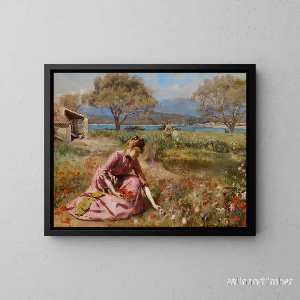 Reproduktion av målningen Le Premier Printemps - Julius LeBlanc Stewart